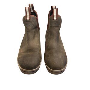 Xtratuf Mens Waterproof Chelsea Boots Size 10.5 Brown Slip-On Durable Leather